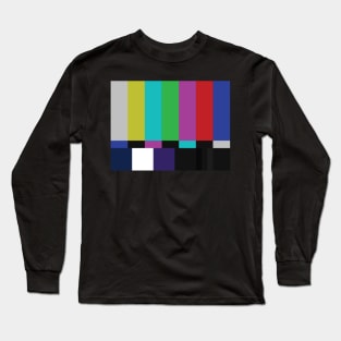 Color Bars Long Sleeve T-Shirt